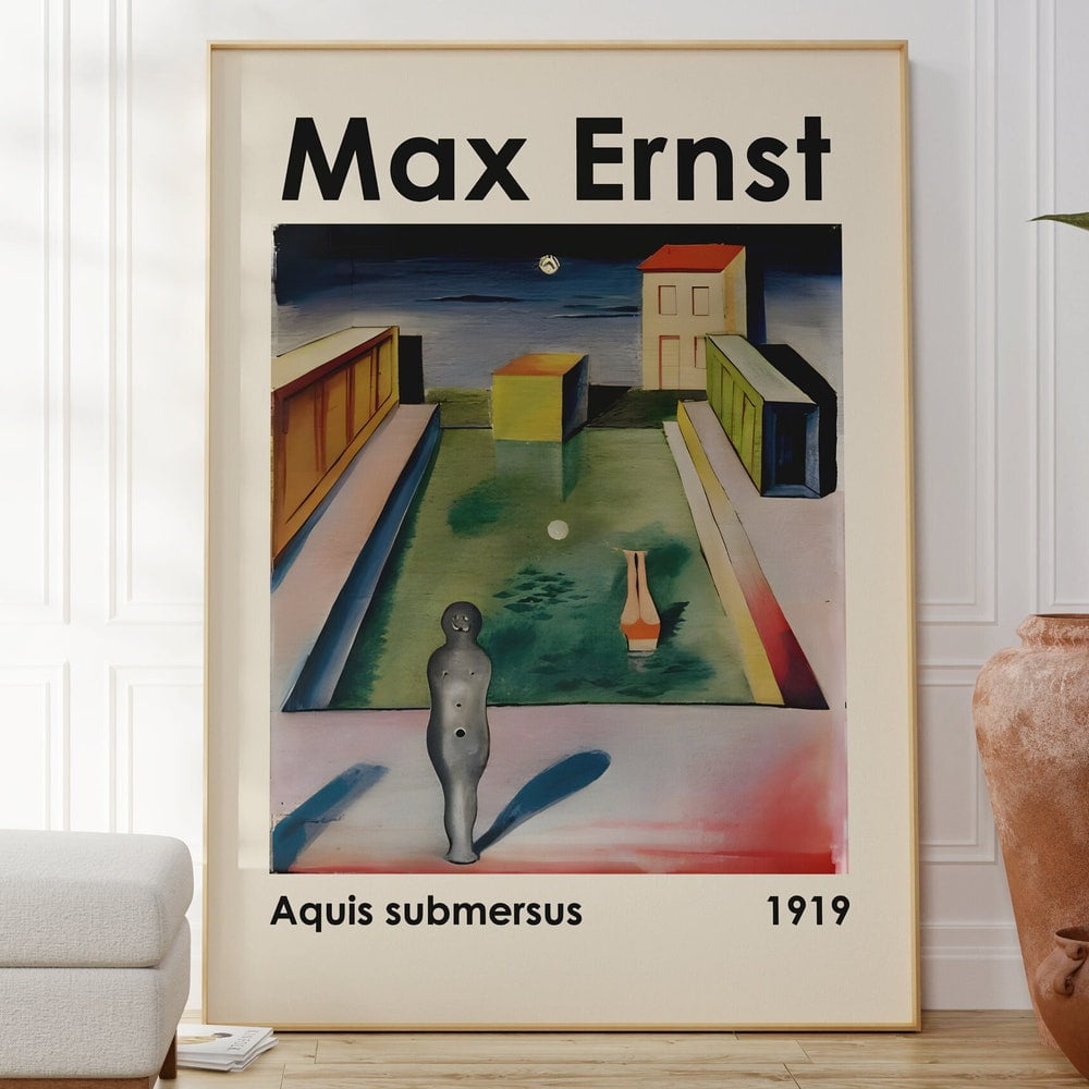 DOPAPRINT Max Ernst Poster - Aquis submersus - High quality poster ...