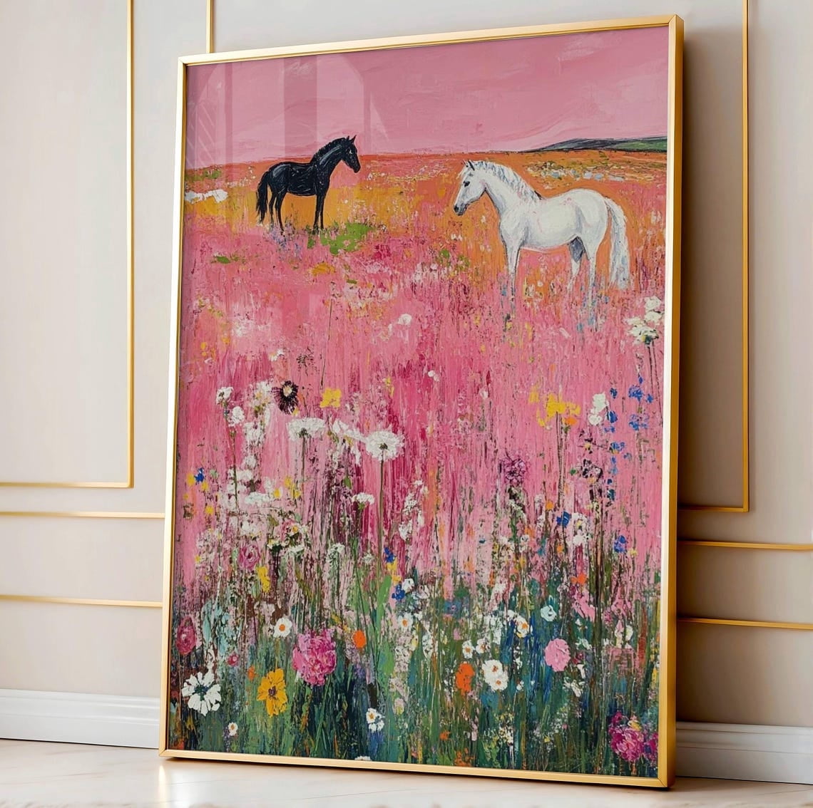 DOPAPRINT Pink Cowgirl Print, So Chic Cowgirls Poster, Coastal Cowgirl Art, Vintage Boho Wall ...