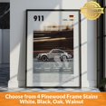 DOPAPRINT Porsche 911 Print, Vintage Porsche Black And White Vintage ...