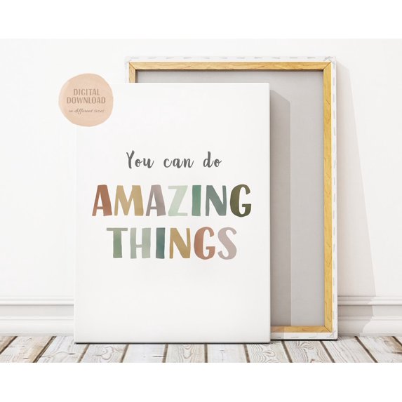 DOPAPRINT Positive Affirmation, Classroom Decor, Educational Poster ...
