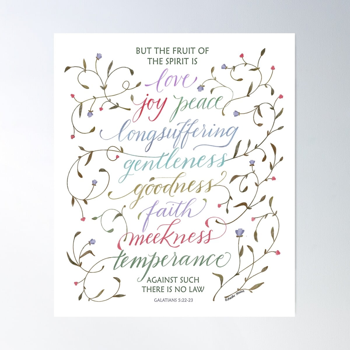 The spirit of christmas framed print