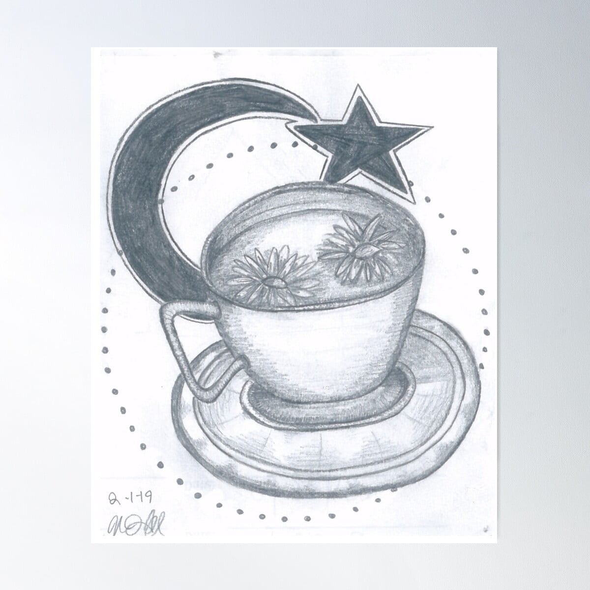 DOPAPRINT Tea At Imbolc Poster Wall Art, Bedroom NO FRAMED POSTER, Wall