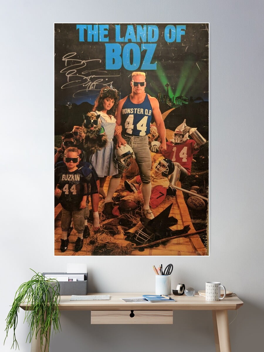 DOPAPRINT The Land Of Boz Poster Wall Art, Modern Wall Decor For Living