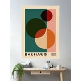 DOPAPRINT Vintage Bauhaus Exhibition Poster Mid Century Modern 4 Poster