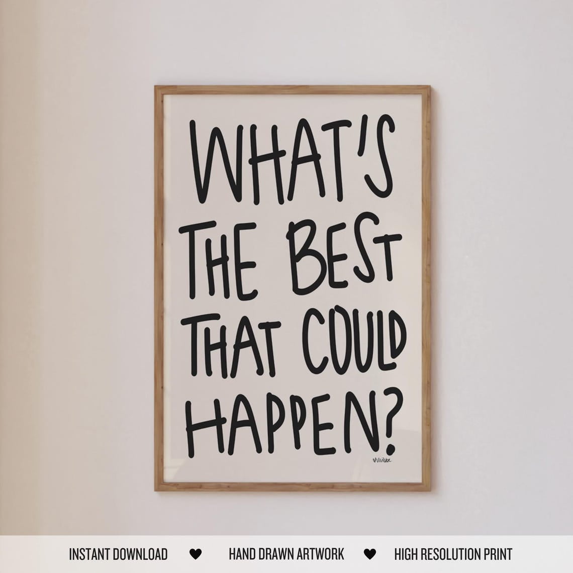 DOPAPRINT Wall Art Prints Trendy Poster Digital Art Black And White Wall Decor S Cute Quote Wall ...