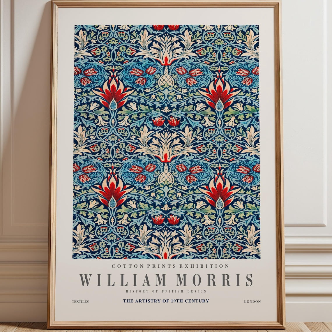DOPAPRINT William Morris Print Wall Art - Vintage Wall Art ...