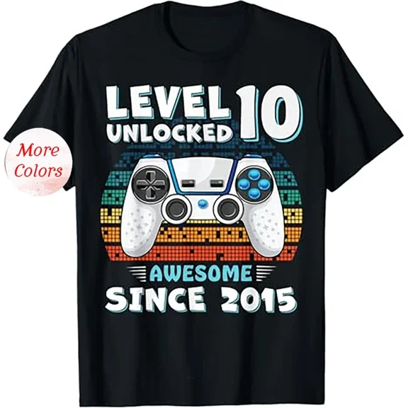 DOPASHIRT 10 Year Old Bday Decorations Son Boy 10Yr 2015 10Th Birthday T-Shirt Unisex S-5XL Hot Trending Shirt, Vintage Birthday Gift