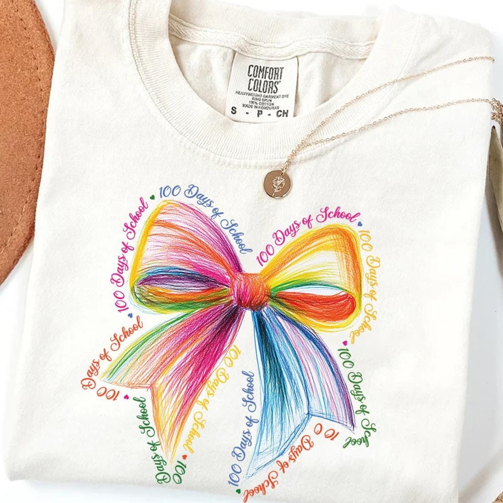 100 Days Of School Teacher T-Shirt - Women's Graphic Tee For Student & Teacher Gifts, Inspirational Top - View #10