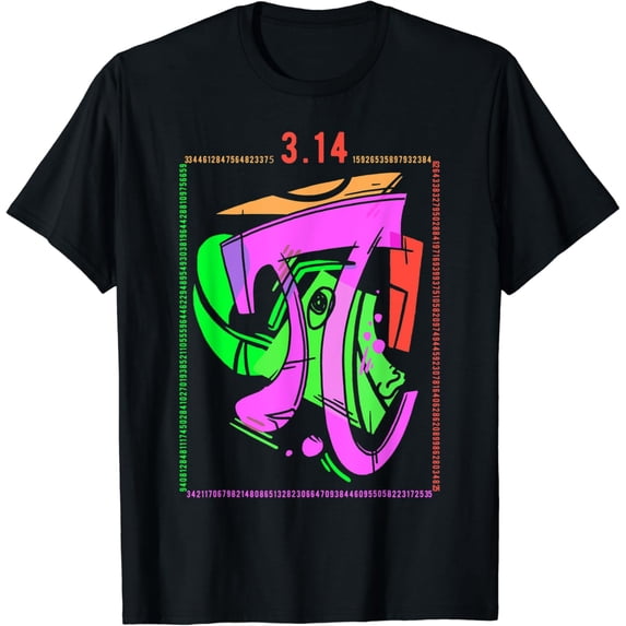 DOPASHIRT 10000 Digits Pi Sign - Math Mathematics - Pi Day T-Shirt S ...