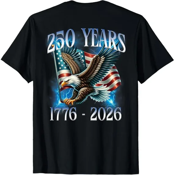 DOPASHIRT 250Th Anniversary Celebration America'S Semiquincentennial T-Shirt Unisex S-5XL Hot Trending Shirt, Vintage Birthday Gift