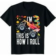 thumbnail image 1 of DOPASHIRT 3 Year Old Building Blocks Monster Truck 3Rd Birthday Boy T-Shirt Unisex S-5XL Hot Trending Shirt, Vintage Birthday Gift, 1 of 4
