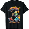 thumbnail image 1 of DOPASHIRT 3 Year Old Monster Truck Boy 3Rd Birthday Party T-Shirt Unisex S-5XL Hot Trending Shirt, Vintage Birthday Gift, 1 of 3
