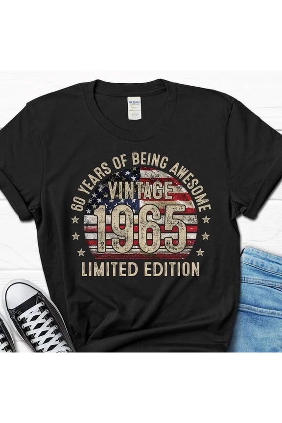 DOPASHIRT 60Th Birthday Men'S T-Shirt, 60 Year Birthday Tee For Him, 60Th Bday Shirt Unisex S-5XL Hot Trending Shirt, Vintage Birthday Gift