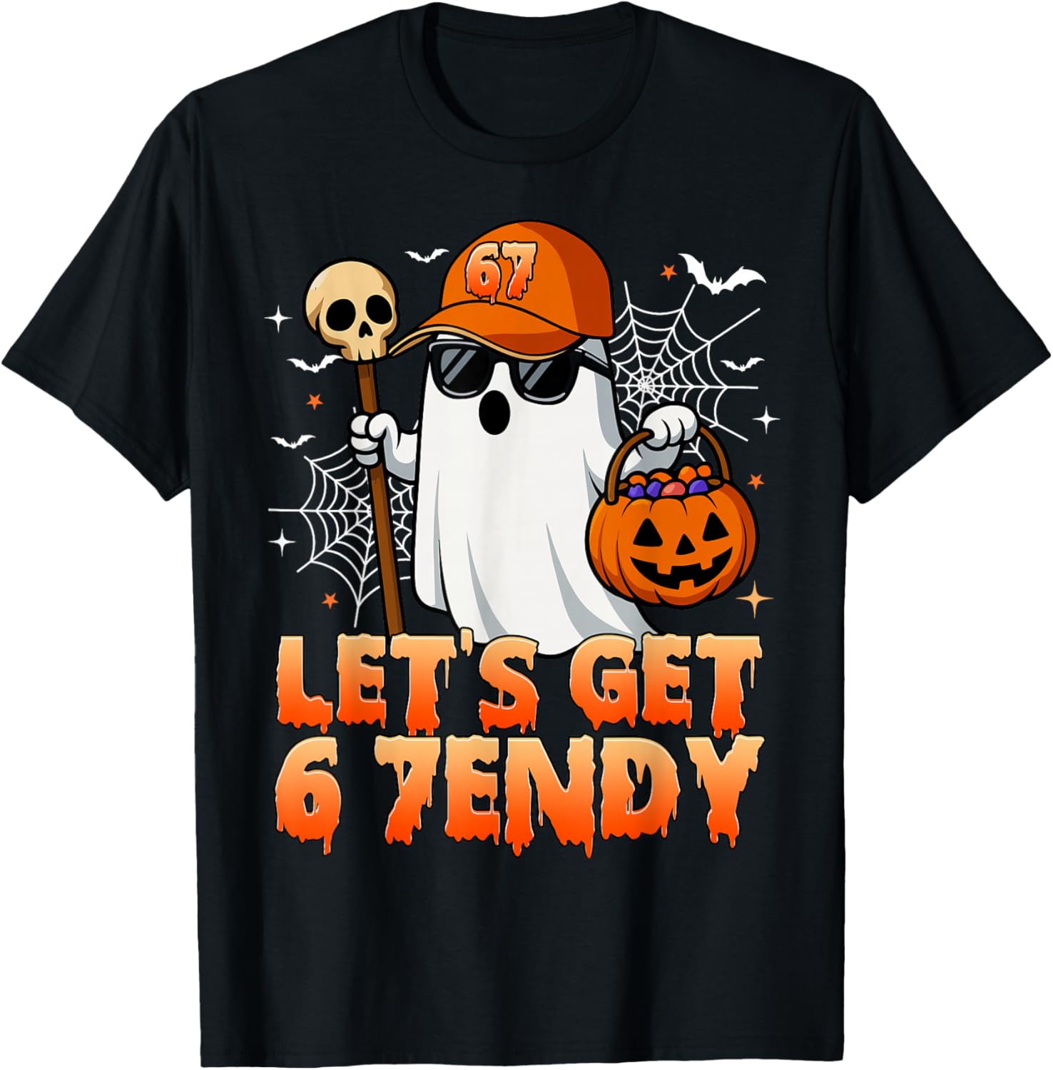 DOPASHIRT 67 Six Seven 6 7Endy Let'S Get Sendy Hal.Low.Een Ghost 67 T ...