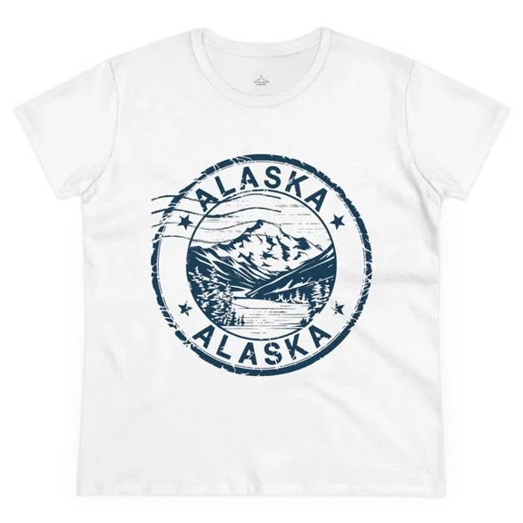 DOPASHIRT Alaska Adventure Women'S Cotton Tee, Nature T-Shirt, Travel Gift, Outdoor Unisex S-5XL Hot Trending Shirt, Vintage Birthday Gift