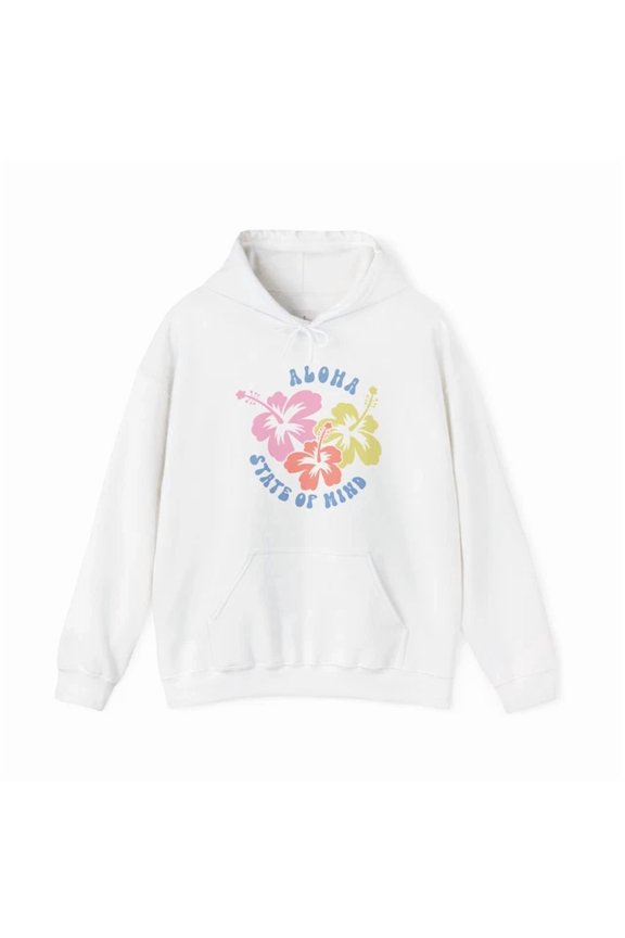 Aloha State Of Mind Hoodie Outdoor Hoodie, Trendy Hoodie, Birthday Gift