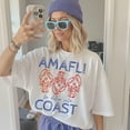 thumbnail image 1 of DOPASHIRT Amalfi Coast Graphic Tee, La Dolce Vita Shirt, Trendy Lobster Tee, Fisherman Core Tee, Coastal Summer Tee, Travel To Italy Vacation Apparel Unisex S-5XL Hot Trending Shirt, 1 of 3