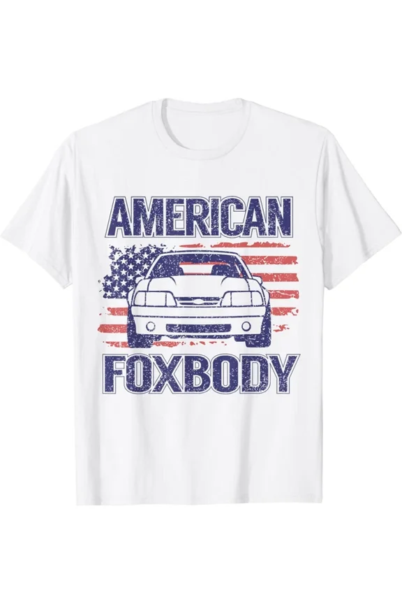 American Foxbody Classic Muscle Car Stang T-Shirt Unisex S-5XL Hot Trending Shirt, Vintage Birthday Gift