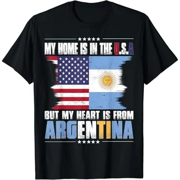 DOPASHIRT American Grown Patriot Argentinian American From Argentina T-Shirt Unisex S-5XL Hot Trending Shirt, Vintage Birthday Gift