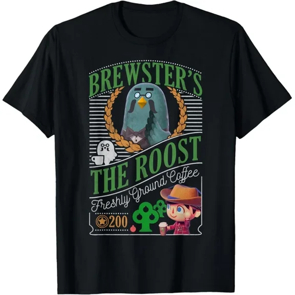 DOPASHIRT Animal Crossing Brewster'S The Roost Cafe T-Shirt Unisex S-5XL Hot Trending Shirt, Vintage Birthday Gift