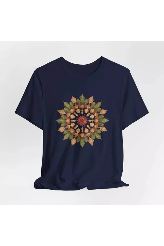 Autumn Leaves Mandala Thanks.Giving T-Shirt - Autumn Leaves Thanks.Giving T-Shirt Unisex S-5XL Hot Trending Shirt, Vintage Birthday Gift