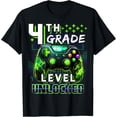 thumbnail image 1 of DOPASHIRT Back To School 4Th Grade Boys Gamer First Day School Level T-Shirt Unisex S-5XL Hot Trending Shirt, Vintage Birthday Gift, 1 of 4