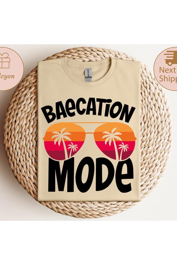 Baecation Mode Shirt, Funny Vacation Shirt, Summer Trip Shirt, Family Vacation Tee, Cruise Group T-Shirt, Friends Trip Tee, Vacay Mode Shirt Unisex S-5XL Hot Trending Shirt
