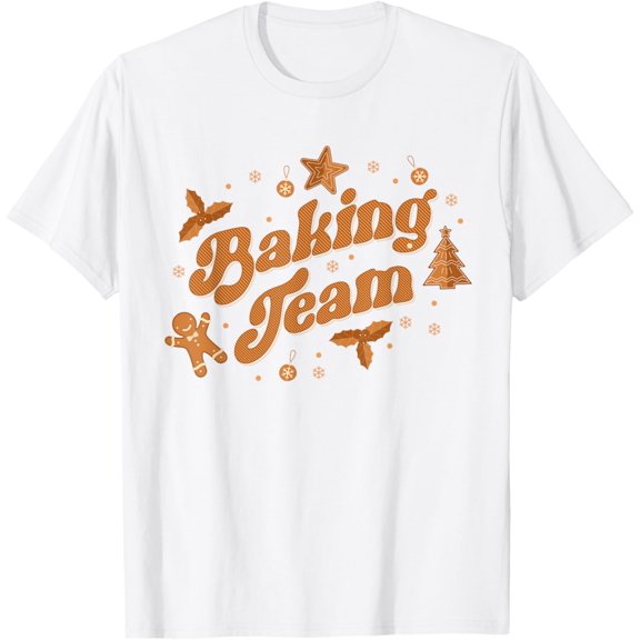 DOPASHIRT Baking Team Gingerbread Cookie Baker Chris.Tmas Cookie Baking T-Shirt Unisex S-5XL Hot Trending Shirt, Vintage Birthday Gift