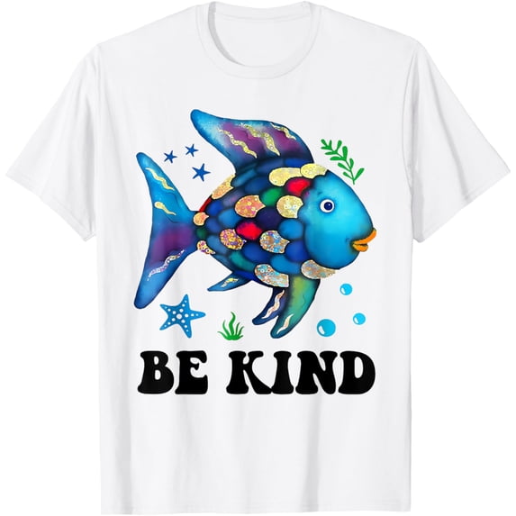 DOPASHIRT Be Kind Rainbow Fish Teacher Life Teacher Back To School T-Shirt Unisex S-5XL Hot Trending Shirt, Vintage Birthday Gift