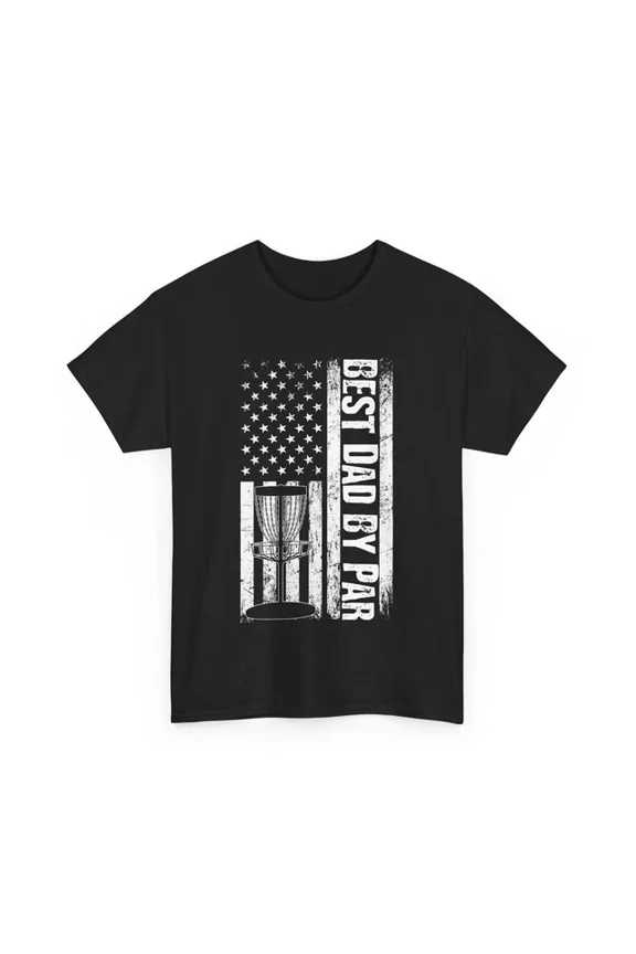 DOPASHIRT Best Dad By Par Shirt, American Flag Disc Golf Father'S Day Dad Vintage Shirt Unisex S-5XL Hot Trending Shirt, Vintage Birthday Gift