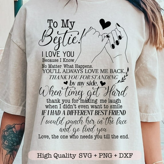 DOPASHIRT To My Bestie Shirt, Best friends Shirt, Friendship Shirt, Friends forever Shirt, Girls trip Shirt Unisex S-5XL Hot Trending Shirt, Vintage Birthday Gift