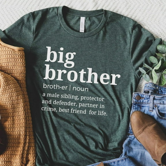 DOPASHIRT Big Brother Shirt , Pregnancy Announcement , Big Brother Announcement , Big Brother T-Shirt , Big Bro , Promoted To Big Brother Unisex S-5XL Hot Trending Shirt, Vintage Birthday Gift
