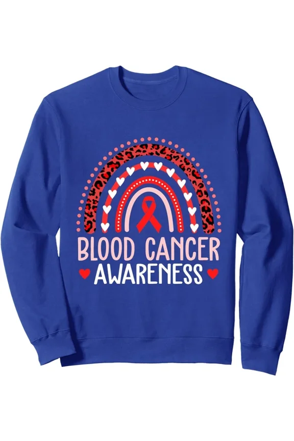 Blood Design Cancer Awareness Month September Crewneck Sweatshirt Trendy Sweatshirt, Birthday Gift