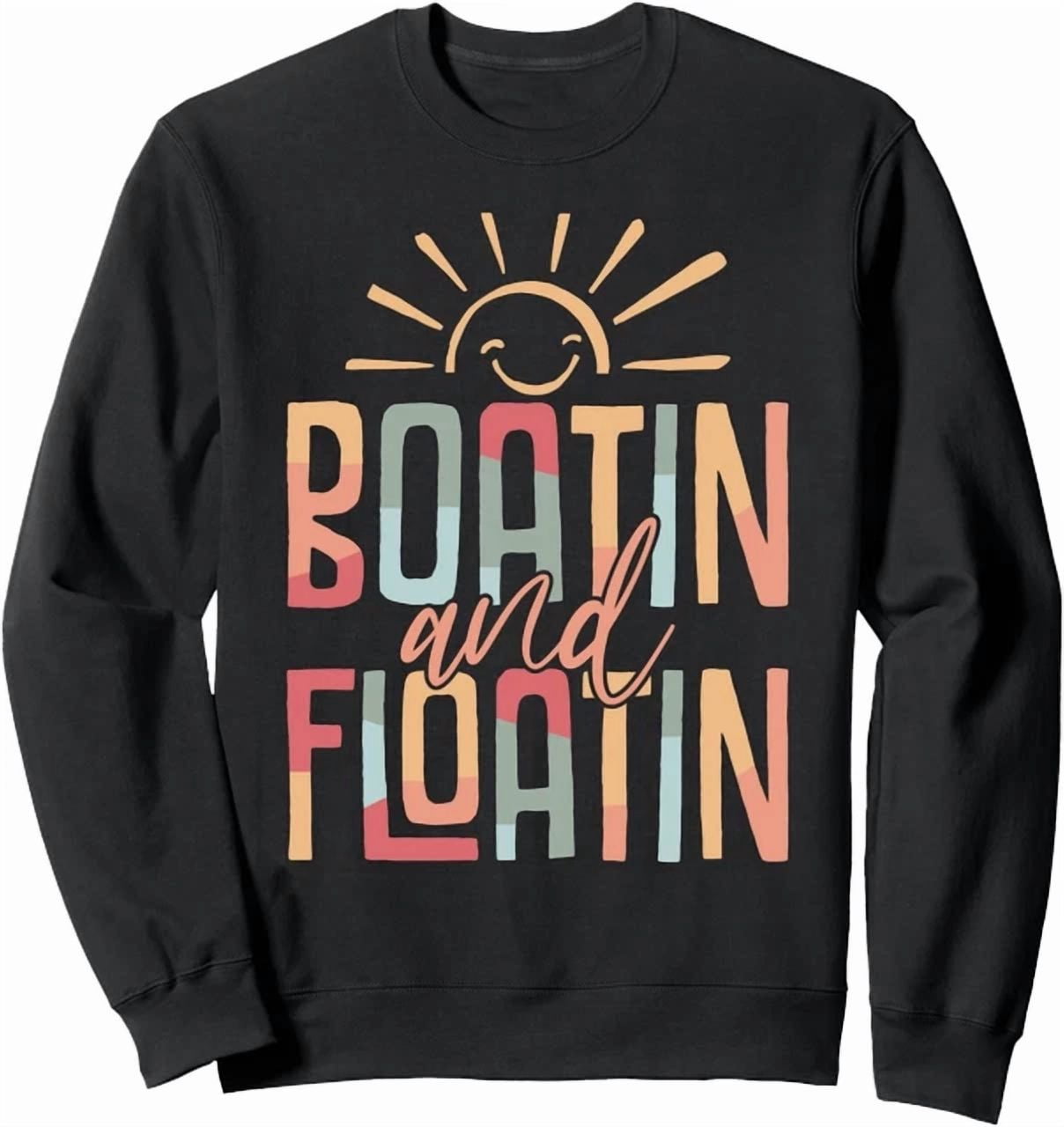 Zerogravitee LAKE LIFE Crewneck Sweatshirt - 50/50 Cotton Polyester, Relaxed Fit, Printed In USA
