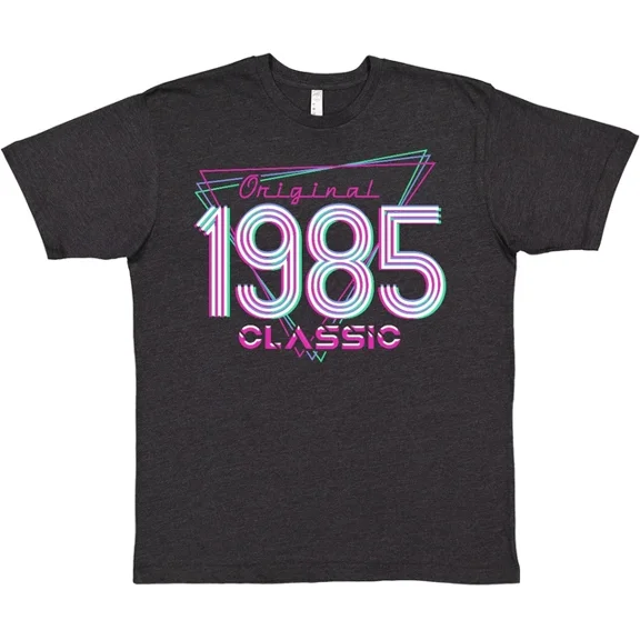 DOPASHIRT Born In 1985 Throwback Birthday T-Shirt 80S Classic Original Vintage Unisex S-5XL Hot Trending Shirt, Vintage Birthday Gift