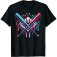 thumbnail image 1 of DOPASHIRT Boys Baseball Bat Home Plate Drip Graphic Kids Baseball T-Shirt Unisex S-5XL Hot Trending Shirt, Vintage Birthday Gift, 1 of 4