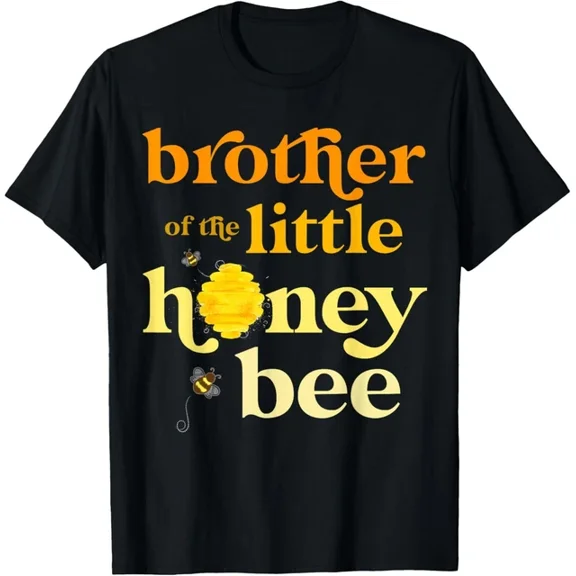 DOPASHIRT Brother Little Honey Bee Birthday Gender Reveal Baby Shower T-Shirt Unisex S-5XL Hot Trending Shirt, Vintage Birthday Gift