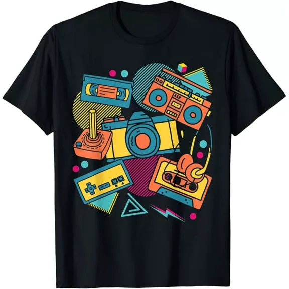 DOPASHIRT Cassette 80S Music Lover 1980S Party Retro Eighties T-Shirt Unisex S-5XL Hot Trending Shirt, Vintage Birthday Gift