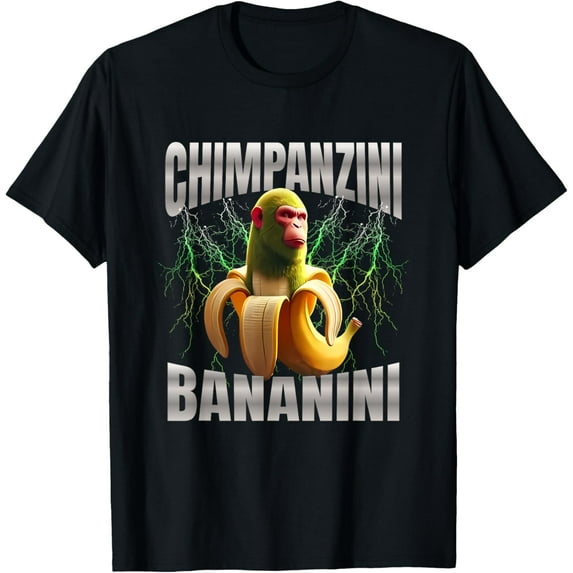 DOPASHIRT Chimpanzini Bananini Bootleg Brainrot Italian Brainrot T-Shirt Unisex S-5XL Hot Trending Shirt, Vintage Birthday Gift