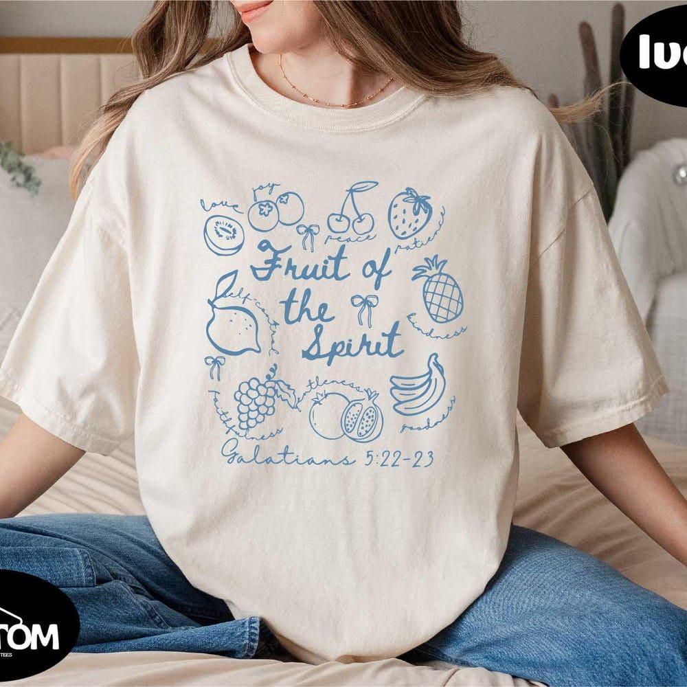 DOPASHIRT Christian Fruits Of The Spirit Shirt, Bible Verse Beach Tee ...