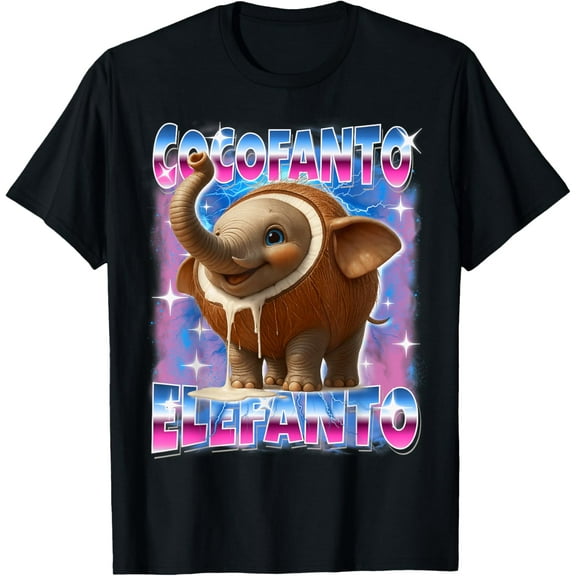 DOPASHIRT Cocofanto-Elefanto Italian-Brainrot Ai Generated T-Shirt Unisex S-5XL Hot Trending Shirt, Vintage Birthday Gift