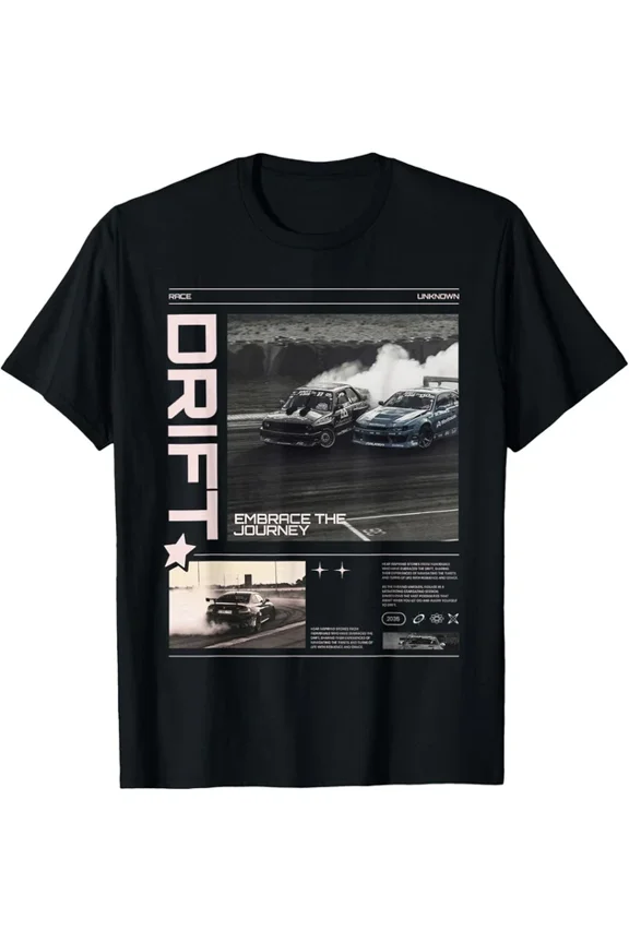 DOPASHIRT Cool Retro Vintage Japanese Jdm Tokyo Japan Drift Race Car T-Shirt Unisex S-5XL Hot Trending Shirt, Vintage Birthday Gift