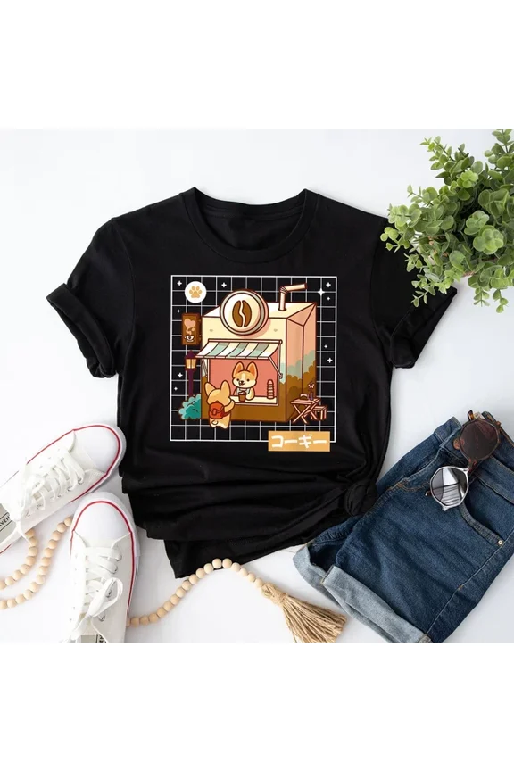 Corgi Dog Lover Kawaii Pembroke Welsh Cute Men Women T-Shirt Unisex S-5XL Hot Trending Shirt, Vintage Birthday Gift