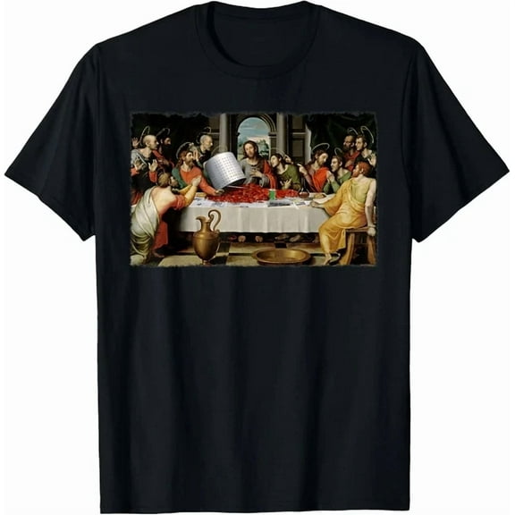DOPASHIRT Crawfish "Last Supper" T-Shirt Christian Vintage Tee Unisex S-5XL Hot Trending Shirt, Vintage Birthday Gift