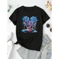 thumbnail image 1 of DOPASHIRT Creative Floral High Heels Print, Fashionable T-Shirt, Casual Sports Top Unisex S-5XL Hot Trending Shirt, Vintage Birthday Gift, 1 of 4