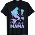 thumbnail image 1 of DOPASHIRT Cute Mermaid Mama Mermaid Mom Mommy Happy Mothers Day Women T-Shirt Unisex S-5XL Hot Trending Shirt, Vintage Birthday Gift, 1 of 4