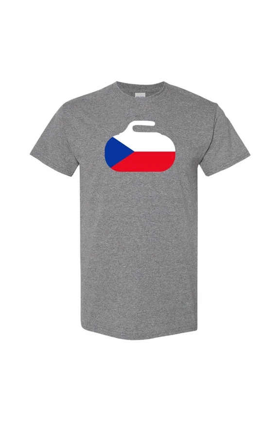 DOPASHIRT Czech Republic Curling Stone - Winter Sports T Shirt Unisex S-5XL Hot Trending Shirt, Vintage Birthday Gift