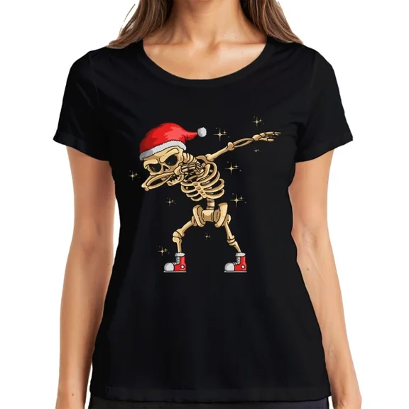 DOPASHIRT Dabbing Skeleton San.Ta Hat Shirt Unisex S-5XL Hot Trending Shirt, Vintage Birthday Gift