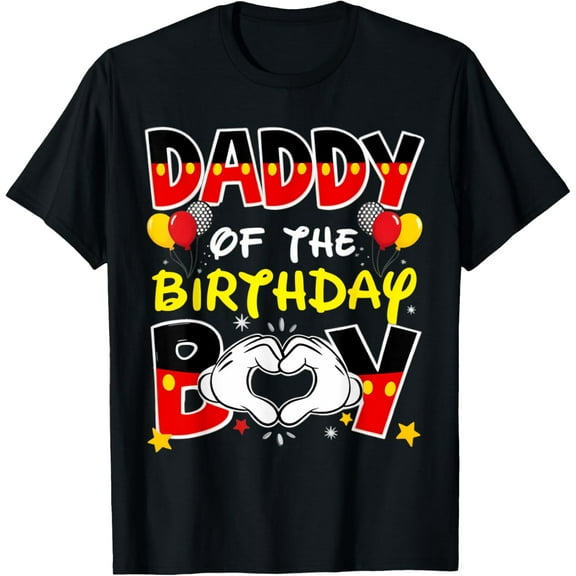 DOPASHIRT Dad And Mom Daddy Of The Birthday Boy Family Party Decor T-Shirt Unisex S-5XL Hot Trending Shirt, Vintage Birthday Gift