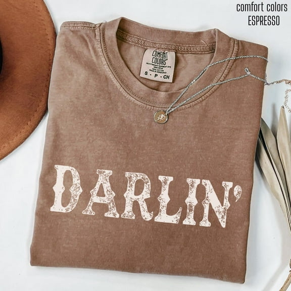 DOPASHIRT Darlin' Shirt Western Country Girl Tee Unisex S-5XL Hot Trending Shirt, Vintage Birthday Gift